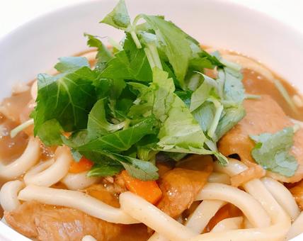 カレーうどん カレーうどん カレーうどん,うどん,饂飩の写真素材