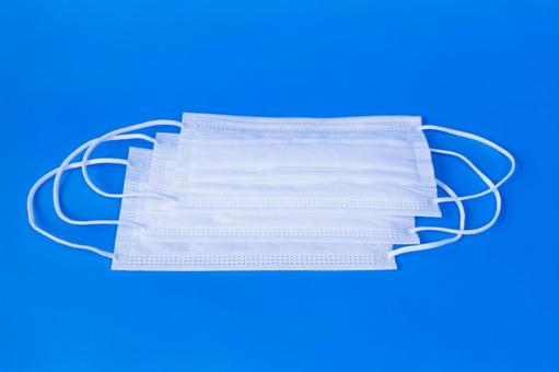Simple mask on blue background, JPG Simple mask on blue background, JPG