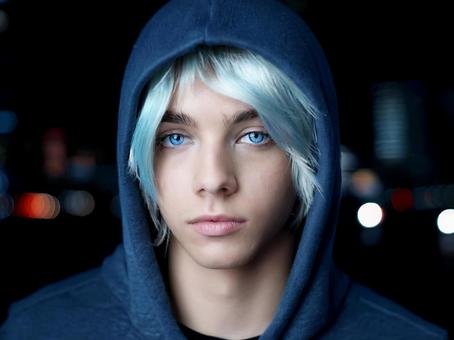 サブカルチャー男子_AS000006の写真