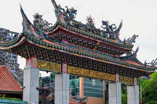 台湾・台北 龍山寺 台湾・台北 龍山寺 台湾,台北,龍山寺の写真素材