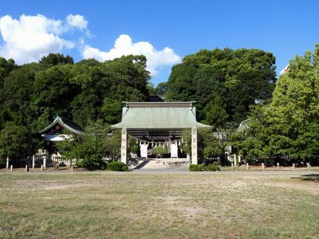 福山市　備後護國神社 備後護國神社,福山城,日本100名城の写真素材