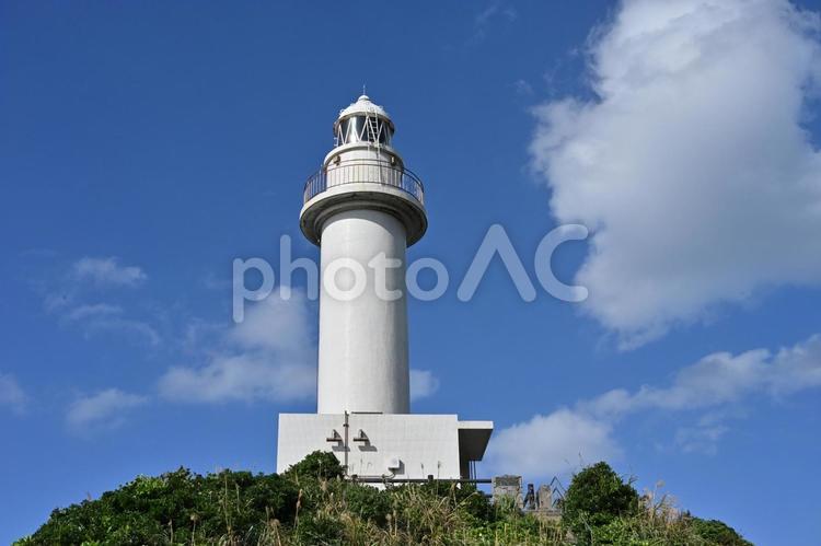 石垣御神崎灯台 灯台,御神崎,石垣島の写真素材