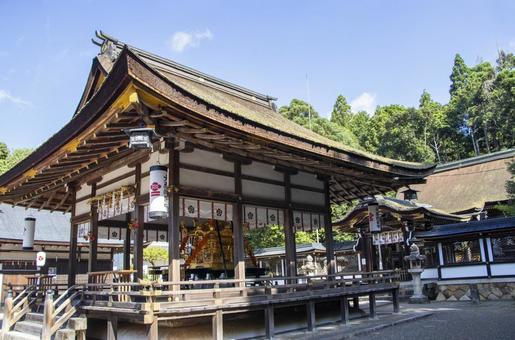 Photo, ootori shrine, hall of worship, main shrine, 