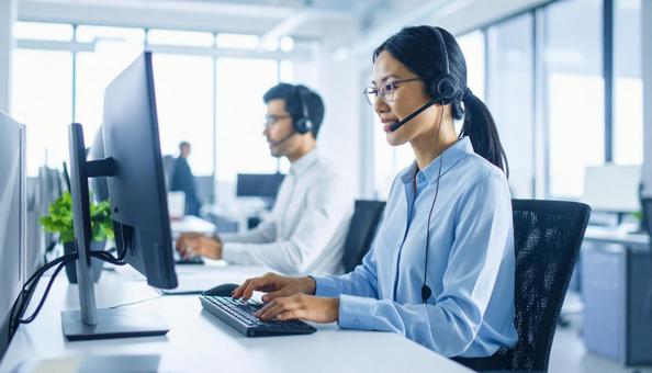 ビジネスオペレーターの写真