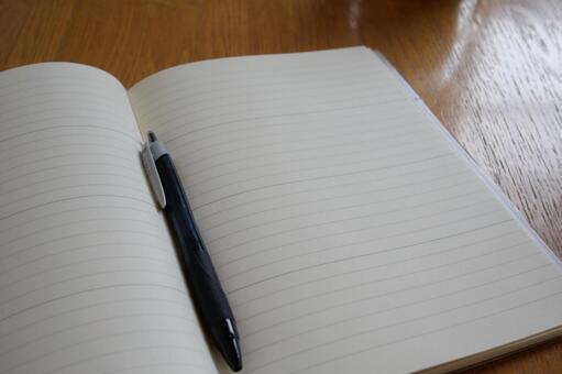 メモをとる ノート,ペン,メモの写真素材