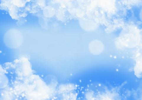 Fluffy clouds and glittering sky background, JPG Fluffy clouds and glittering sky background, sky, cloud, sky and clouds, JPG