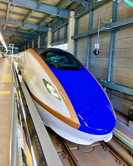 北陸新幹線かがやき 北陸新幹線かがやき 新幹線,かがやき,北陸新幹線の写真素材