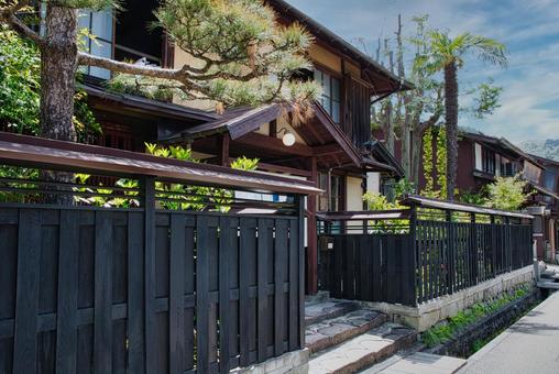 郡上八幡城の城下町 郡上八幡城の城下町の写真