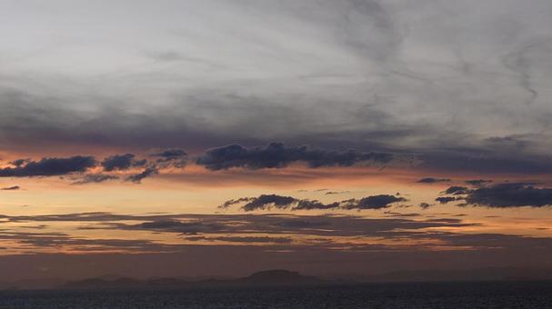 夕日 夕日の写真