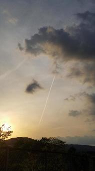 contrails, JPG contrails, JPG