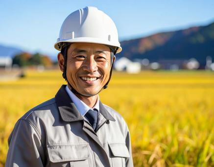 秋・私の水田が収穫時期です 秋・私の水田が収穫時期ですの写真