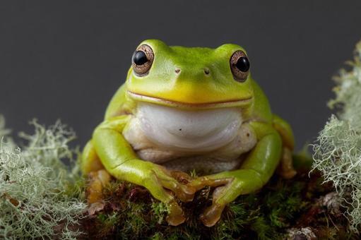 アマガエルのクローズアップ アマガエルのクローズアップの写真