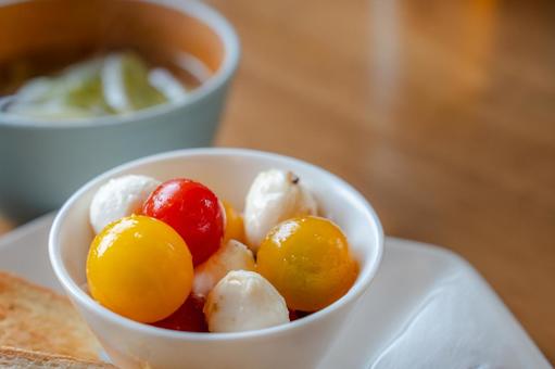 Caprese with Cherry Tomatoes and Mozzarella, JPG