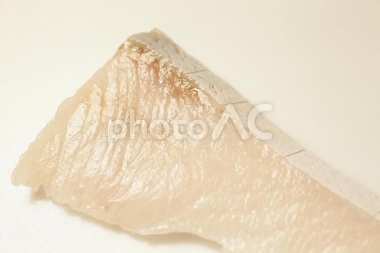 ブリのお刺身　１枚　２ 刺身,おさしみ,ぶりの写真素材