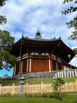 興福寺南円堂 奈良,興福寺,南円堂の写真素材