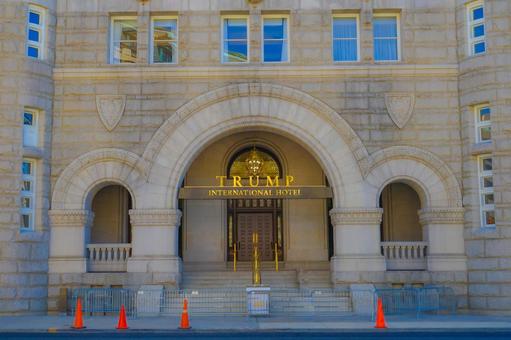トランプ・インターナショナルホテル トランプ・インターナショナルホテル エントランス,ホテル,建築の写真素材