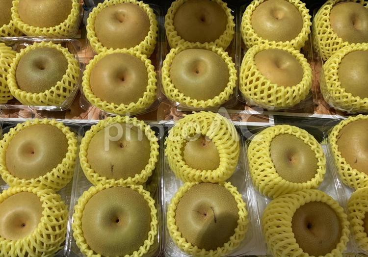 梨　たくさん 梨,ナシ,秋の味覚の写真素材