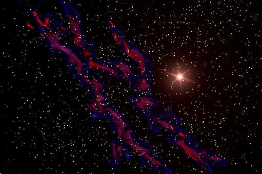 幻想的背景素材 天の川と宇宙 幻想的背景素材 天の川と宇宙の写真