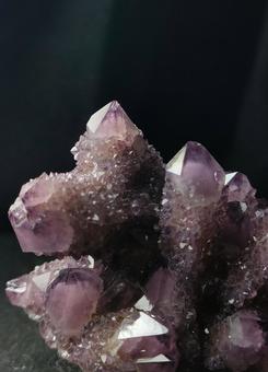 アメジスト アメジスト アメジスト,水晶,鉱物の写真素材