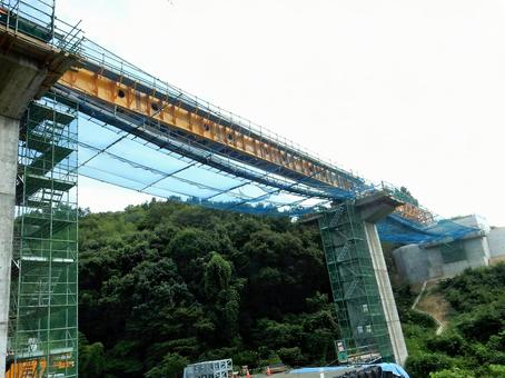【工事写真】道路建設現場 【工事写真】道路建設現場 道路,橋梁,架設の写真素材