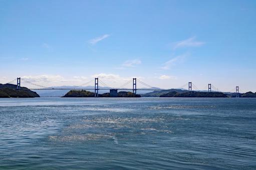 来島海峡大橋10 来島海峡大橋10 来島海峡,来島海峡大橋,しまなみ海道の写真素材