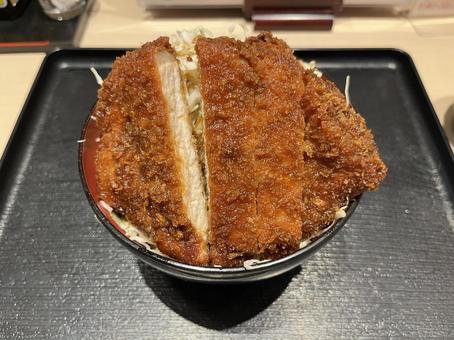 駒ヶ根ソースかつ丼 カツ丼,とんかつ,駒ヶ根の写真素材