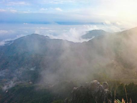 御在所岳 見晴台からの景色 御在所岳 見晴台からの景色 御在所岳,見晴台,三重県の写真素材