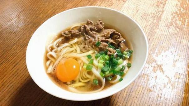 Meat udon, JPG