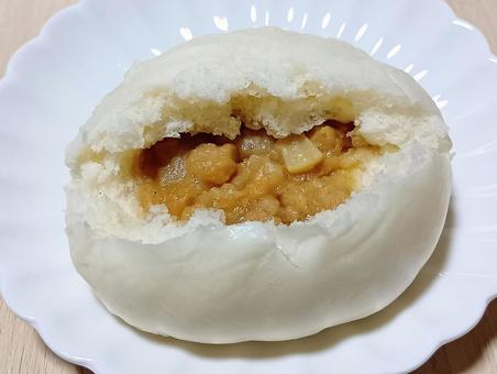 肉まん 肉まん,食べ物,中華まんの写真素材