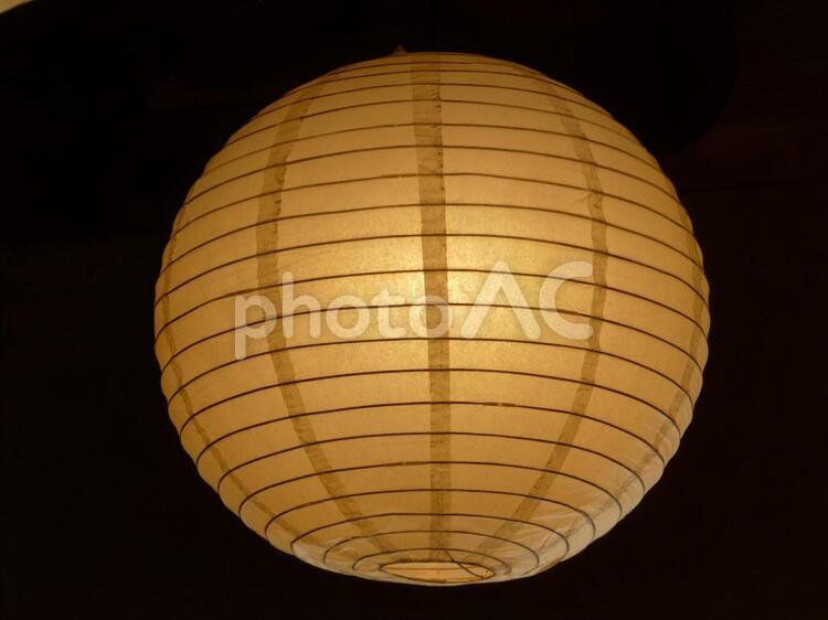 照明　行灯　和紙 和紙,照明,行灯の写真素材