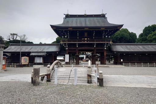 愛知県-真清田神社-楼門 愛知県-真清田神社-楼門 真清田神社,神社,尾張国の写真素材