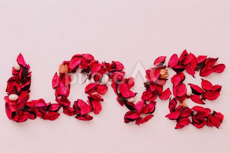LOVE、書いてみました。 love,ポプリ,愛の写真素材