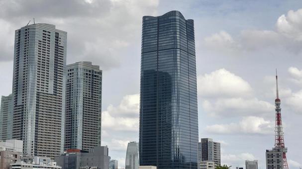 高層ビル群 高層ビル群,ビル,東京タワーの写真素材