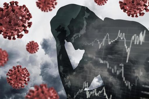 Japanese economic deterioration Stock price plunge New type pneumonia virus infection after corona Japanese economic deterioration Stock price plunge New type pneumonia virus infection after corona