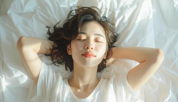 朝活 女性の起床 朝活 女性の起床の写真