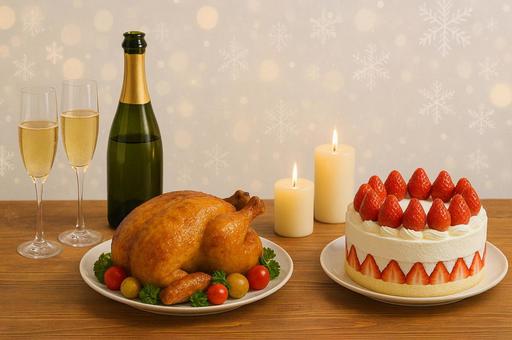 クリスマスディナー クリスマスディナーの写真