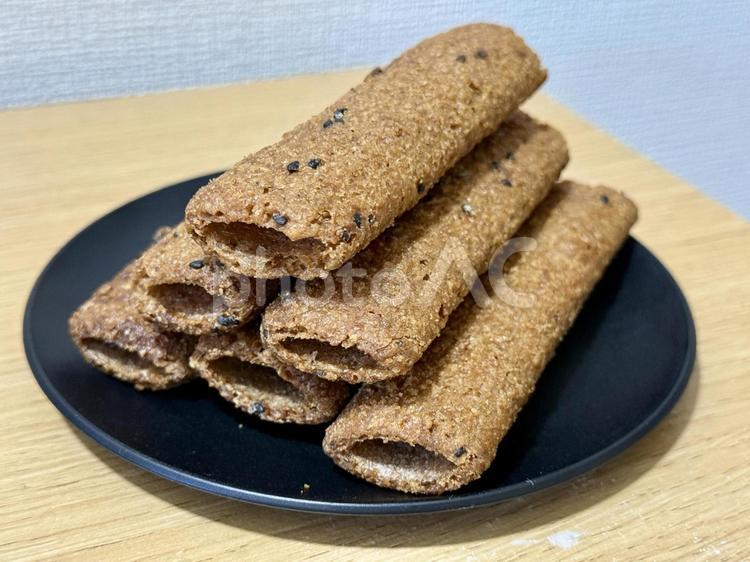 沖縄土産の黒糖の菓子 菓子,甘い,沖縄の写真素材