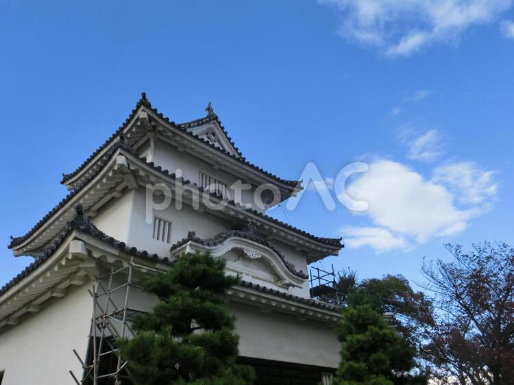 丸亀城（2017年11月撮影） 丸亀,丸亀城,丸亀市の写真素材