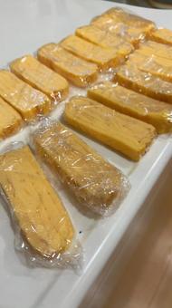 卵焼き 卵焼き 卵焼き,お弁当,おかずの写真素材