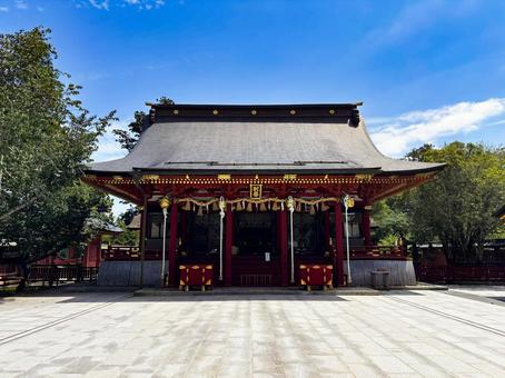 鹽竈神社の別宮拝殿 鹽竈神社,別宮,宮城県の写真素材