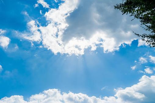 青空と白い雲2 青空と白い雲2の写真
