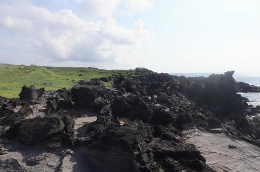 福江島(長崎県五島列島)の海岸 福江島(長崎県五島列島)の海岸の写真