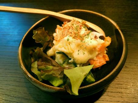 居酒屋のポテトサラダ ポテトサラダ,ポテサラ,居酒屋の写真素材