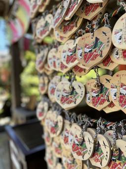 絵馬 神社仏閣,神社,参拝の写真素材