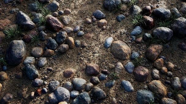 多くの小石と砂利の背景 多くの小石と砂利の背景の写真