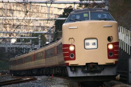 JR東日本、189系、千マリC2編成 jr,jr東日本,189系の写真素材