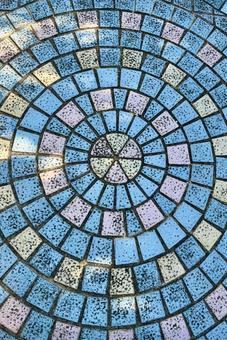 タイル タイル タイル,柄,カラフルの写真素材