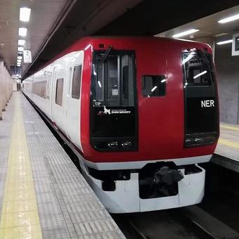 長野電鉄 特急スノーモンキー 長野電鉄 特急スノーモンキー スノーモンキー,特急列車,長野電鉄の写真素材