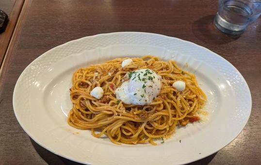 ミートパスタ ミートパスタ ミートパスタ,cafe,カフェの写真素材