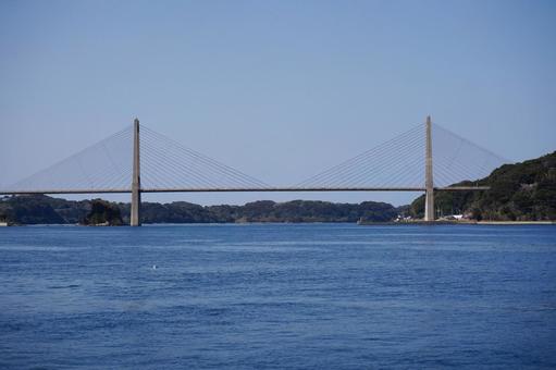 佐賀 呼子 呼子大橋 遠景2 佐賀 呼子 呼子大橋 遠景2 呼子大橋,大橋,呼子の写真素材